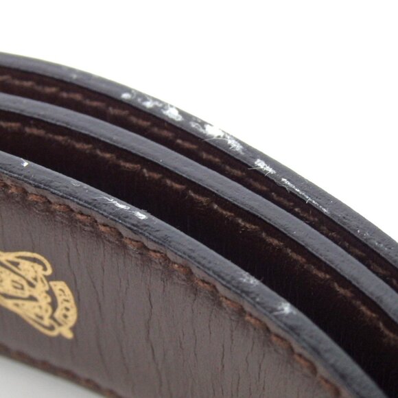 Authentic GUCCI 036 084 9390 GG logo buckle 90-36 reversible belt leather [Used] main image 4
